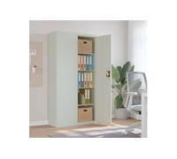 vidaXL Classeur gris clair 90x40x180 cm acier 339753 Gris G