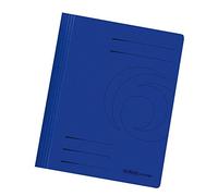 Classeur Herlitz 10902450, A4, agrafage commerciale et compétent, carton de Manille, 25 pièces, blanc bleu foncé