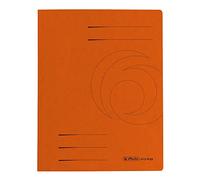 Classeur Herlitz, A4, agrafage commercial et compétent, Colospan, 25 pièces orange