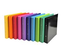Classeur 2 anneaux cartonné Iderama A5 - Dos 3,5 cm couleurs assorties