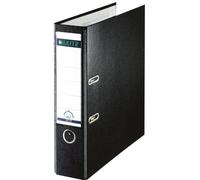 Classeur à levier Leitz 180° plastique dos 8 cm noir