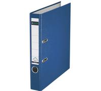 Classeur à levier Leitz 180° plastique dos 5 cm bleu