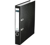 Classeur à levier Leitz 180° plastique dos 5 cm noir