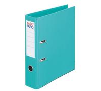 Classeur levier plastique dos 7,5 cm bleu lagon Maxiburo