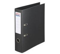Classeur levier plastique dos 7,5 cm noir Maxiburo