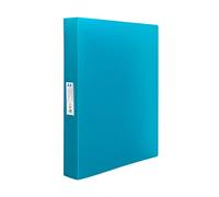 Classeur liderpapel 4 anneaux 25 mm mixtes polypropylène DIN A4 bleu ciel opaque