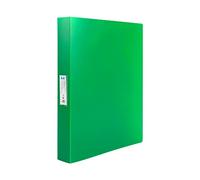 Classeur liderpapel 4 anneaux 25 mm mixtes polypropylène DIN A4 vert pomme opaque