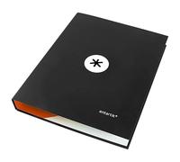 Classeur liderpapel antartik a4 doublé 4 anneaux 25 mm ronds noir
