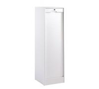 Classeur à rideau bois 140 cm blanc