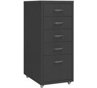 vidaXL Classeur mobile en métal Anthracite 28 x 41 x 69 cm
