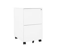VIDAXL Classeur Mobile - Blanc