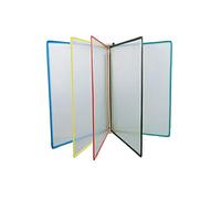 Classeur mural suspendu, organisateur de fichiers mural suspendu, support de document A4, support de dépliant A4 magnétique mural, supports de livres for l'affichage, (couleur : multicolore, taille :