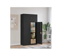 Classeur noir 90x40x180 cm acier 3188325