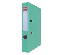 Classeur Office Product Officer avec bord renforcé A4/55 mm Turquoise/Archivage de documents/Type-A4/55/Kind-Coated/Pockets-On Spine/Material-Cardboard/PP/Bande de renfort avec une barre