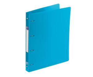 Classeur Oxford School Life A4+ D30 4An Rond PP Transl Assorti Pav