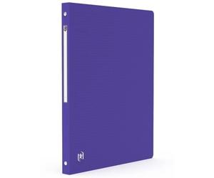Classeur - Oxford - Souple - 4 anneaux - Violet - 24,5 x 31 cm