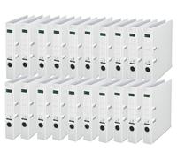 Classeur plastique A4 180Grad 52mm blanc paquet de 20