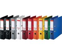 Classeur plastique Esselte Standard, DIN A4, 75 mm, assorti Couverture intérieure et extérieure pelliculée en PP, avec levier - 10 pièces (624177)