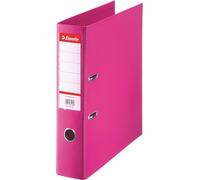 Classeur plastique Esselte Standard, DIN A4, 75 mm, fuchsia Couverture intérieure et extérieure plastifiée en PP, avec (320350)