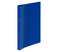 Classeur polypropylène 2 anneaux bleu