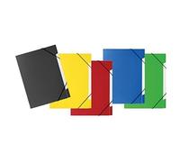 Classeur/porte-documents - PAGNA - 41811-00 - Lot 5 pièces - Polypropylène durable - Élastiques noirs A4