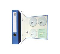 Classeur pour disques à diagramme, bleu