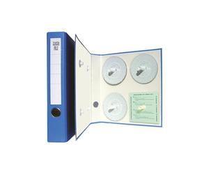 Classeur pour disques à diagramme, bleu