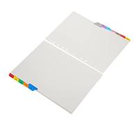 Classeur Pratiques 12 Feuilles Papier, Onglets de Séparation A4 | Intercalaires Amovibles, Ganiseur Documents pour Recherches et Présentations, Présent Rentrée