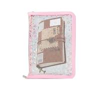 Classeur rechargeable - Classeur A5 à fermeture éclair | Carnet autocollant à fermeture éclair parfait pour cartes, petits accessoires, étudiants, enseignants, administratifs ou gestionnaires de