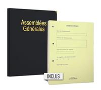 Classeur Registre Assemblées Générales - UTTSCHEID (10, Carton Rigide, Avec Recharge 100 feuillets foliotés)