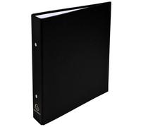 Classeur rembordé prolypropylène 2 anneaux 30mm - A5 - Noir