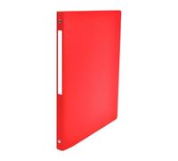Classeur rouge 4 anneaux plastifié Oxford Budget A4 - Dos 2 cm