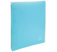 Classeur 4 anneaux 30 mm polypropylène Chromaline Pastel - A4 Maxi - Bleu pastel