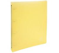 Exacompta Classeur Chromaline Pastel A4 Maxi 4 anneaux 30 mm polypropylène Jaune