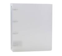 Classeur souple A4 GRAPHMATE Chromaline 4 anneaux Dos 4cm polypro incolore