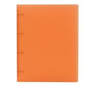 Classeur souple A4 GRAPHMATE Chromaline 4 anneaux Dos 4cm polypro orange
