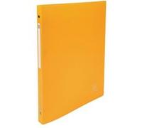 Exacompta - réf. 51196E - 1 classeur souple OPAK - 4 anneaux ronds diamètre 15 mm - Dos 20 mm - Dimensions extérieures : 32 x 25 cm - Format à classer A4 - Coloris : jaune