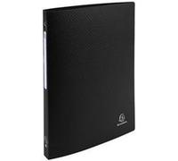 Classeur 4 anneaux plastifié Exacompta Budget A4 - Dos 2 cm - noir