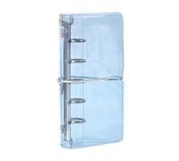 Classeur transparent | Coque de protection rechargeable avec sangle | Couverture transparente M2.5 pour étudiants, filles, adolescents, jeunes, maison, bureau, école, voyage, agenda
