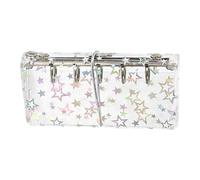 Classeur transparent pour cahier - Housse de protection rechargeable pour planificateur avec sangle | Agenda classeur à anneaux 2,5 cm pour garçons, filles, adolescents, maison, bureau, école, Viagg