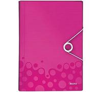 Classeur Trieur - Leitz - Wow - A4 - Polypropylène - Rose
