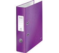 Classeur Wow A4 plastique 80mm violet paquet de 10