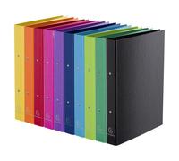 Classeurs 2 anneaux carton assortis Exacompta