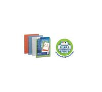 OXFORD Classeur Polyvision A4 Dos 20mm 4 Anneaux Ronds Couverture Polypro Bleu