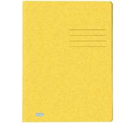 Classeurs à anneaux Top File+ A4, carton 390 g, reliure commerciale et administrative, jaune, lot de 25 pièces