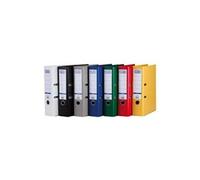 Classeur à levier Oxford plastique dos 8 cm A4 - jaune