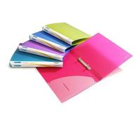 Classeurs - A4 - 2 Anneaux - Dos 15mm - Polypro - Souple - Lot De 10 - Couleurs Vives