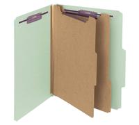 Classeurs en carton, avec 2 intercalaires, format A4, pour lettres, boîte de 20
