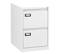 Classeurs monobloc Pro 2 tiroirs couleur blanche