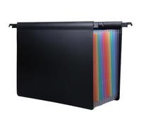 Classeurs suspendus 13 pochettes, capacité, format A4, organiseur de dossiers extensibles de 13, 8 pouces avec onglets, dossiers avec double crochets pour armoire à, style 1